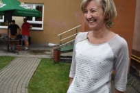 Aleksandra Chmiel przed  symulowaną akcją ratowniczą